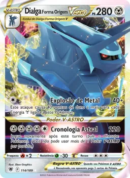 Dialga Forma Origem V-ASTRO 114 Estrelas Radiantes