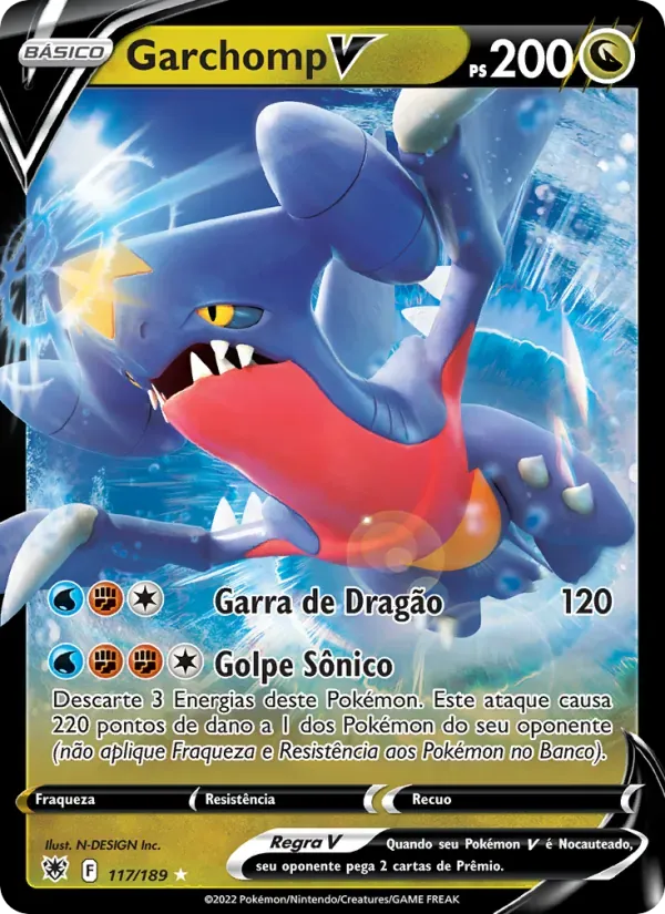 Garchomp V 117/189 Estrelas Radiantes