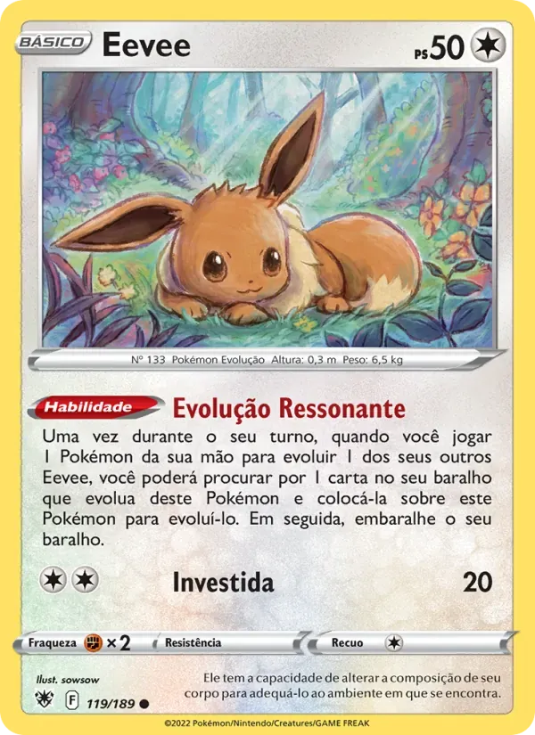 Eevee 119/189 Estrelas Radiantes
