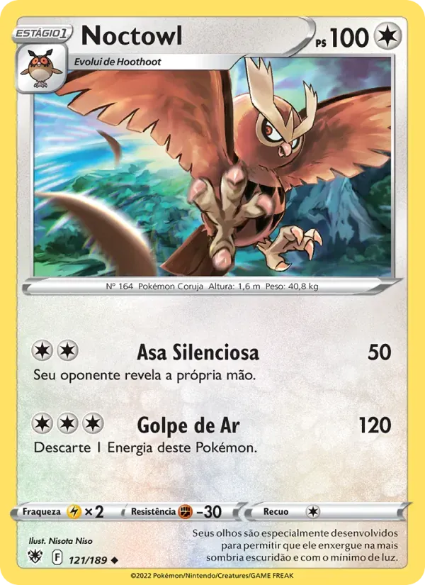 Noctowl 121/189 Estrelas Radiantes