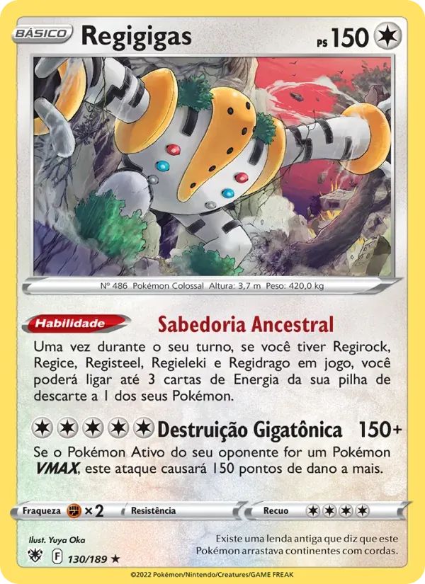 Regigigas 130/189 Estrelas Radiantes
