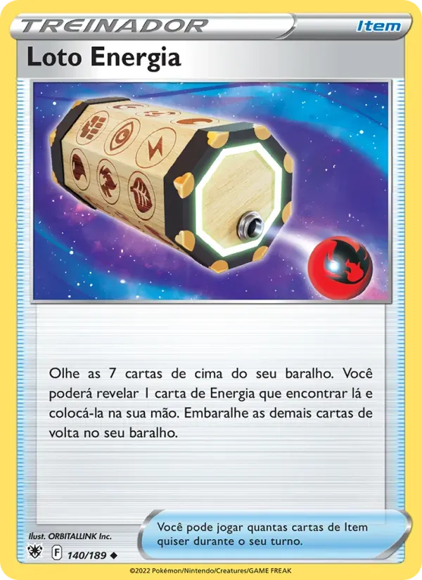 Loto Energia 140/189 Estrelas Radiantes