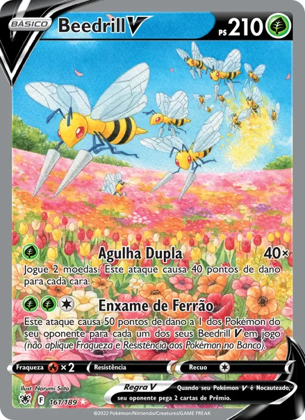 Beedrill V 161/189 Estrelas Radiantes