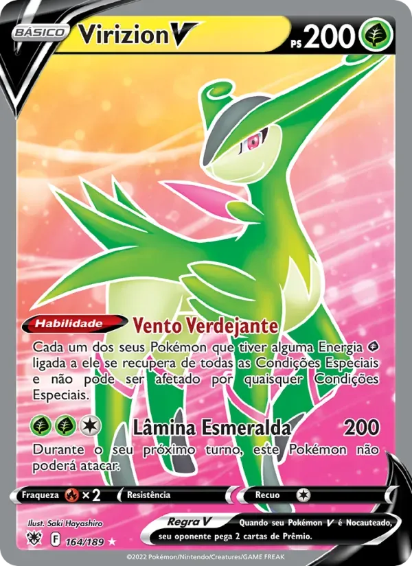 Virizion V 164/189 Estrelas Radiantes