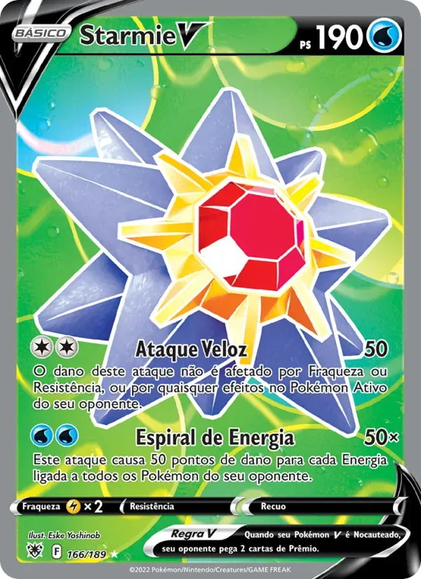 Starmie V 166/189 Estrelas Radiantes