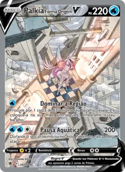 Palkia Forma Origem V 167 Estrelas Radiantes