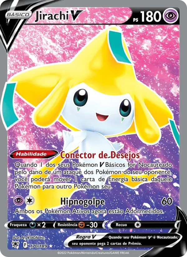 Jirachi V 170/189 Estrelas Radiantes