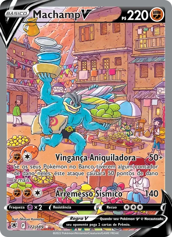 Machamp V 172/189 Estrelas Radiantes
