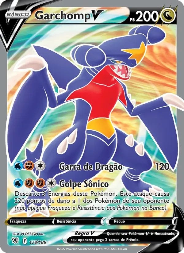 Garchomp V 178/189 Estrelas Radiantes