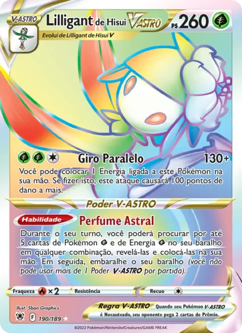 Lilligant de Hisui V-ASTRO 190/189