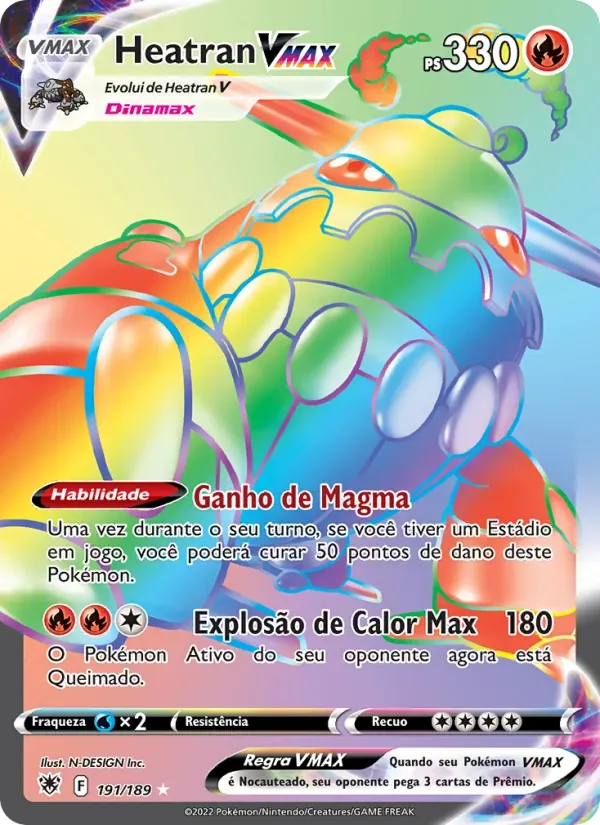 Heatran VMAX 191/189 Estrelas Radiantes
