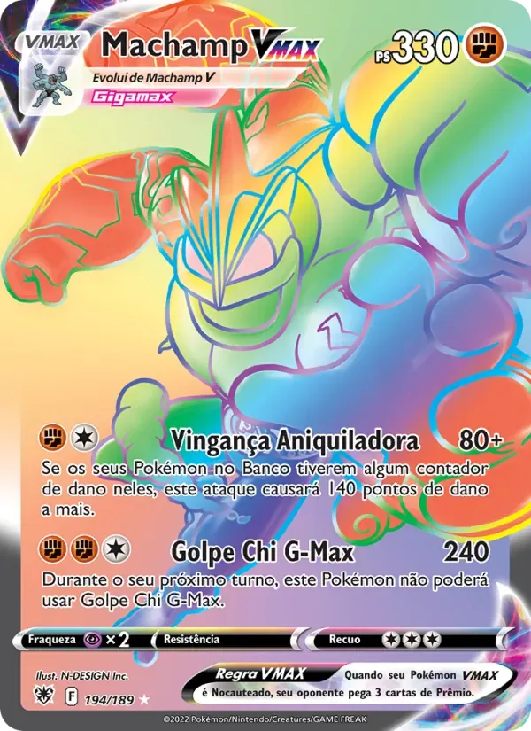 Machamp VMAX 194/189 Estrelas Radiantes