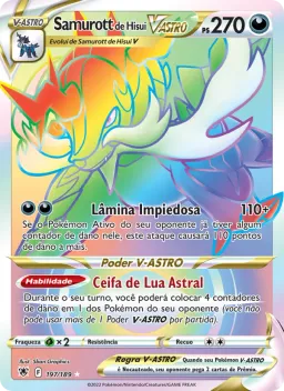 Samurott de Hisui V-ASTRO 197 Estrelas Radiantes