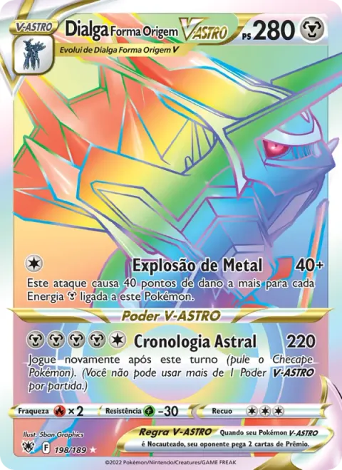 Dialga Forma Origem V-ASTRO 198/189