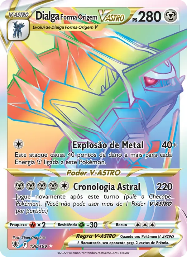 Dialga Forma Origem V-ASTRO 198/189 Estrelas Radiantes