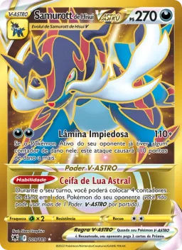 Samurott de Hisui V-ASTRO 209 Estrelas Radiantes