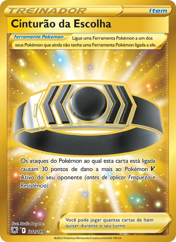 Cinturão da Escolha 211/189 Estrelas Radiantes
