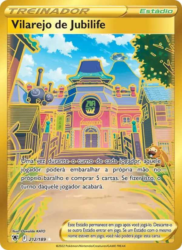 Vilarejo de Jubilife 212/189 Estrelas Radiantes