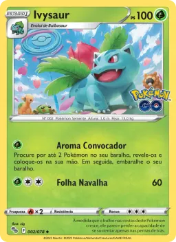 Ivysaur 002 Pokémon GO