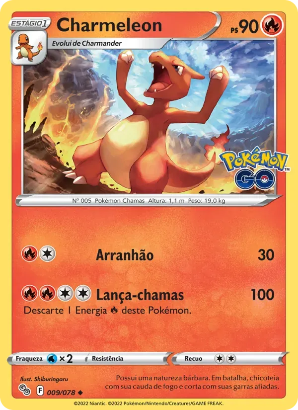 Charmeleon 009/78 Pokémon GO