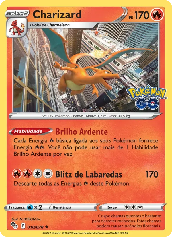 Charizard 010/78 Pokémon GO