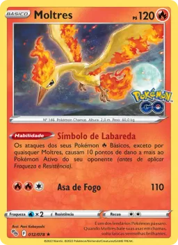 Moltres 012 Pokémon GO