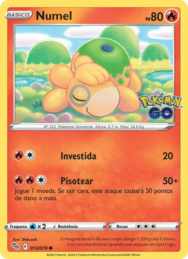 Numel 013/78 Pokémon GO