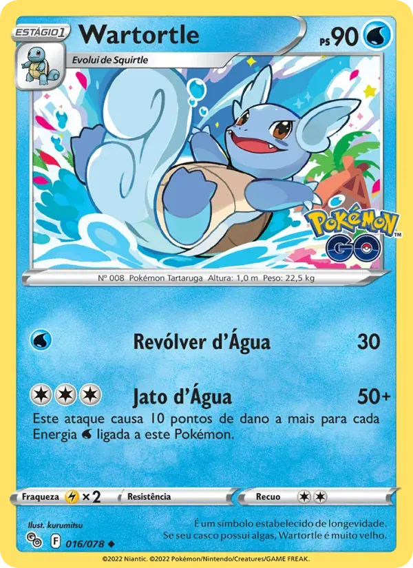 Wartortle 016/78 Pokémon GO