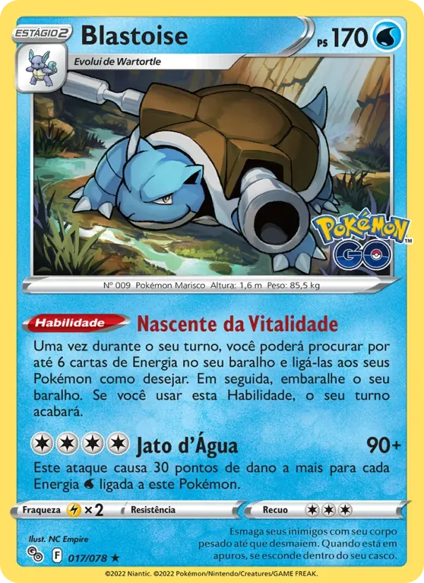 Blastoise 017/78 Pokémon GO