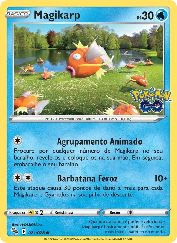 Magikarp 021/78 Pokémon GO