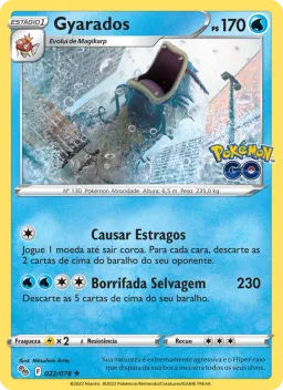 Gyarados 022 Pokémon GO