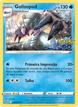 Golisopod 026 Pokémon GO