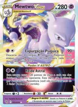 Mewtwo V-ASTRO 031 Pokémon GO