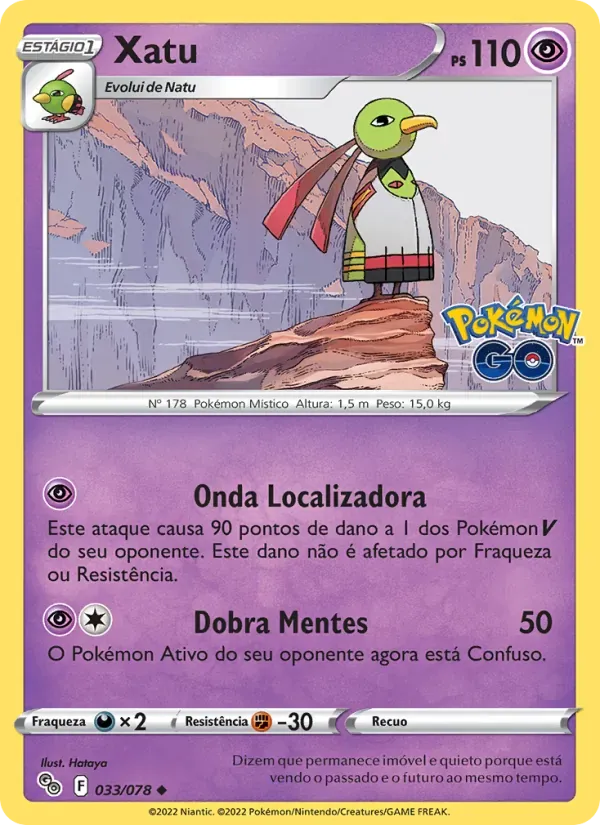 Xatu 033/78 Pokémon GO