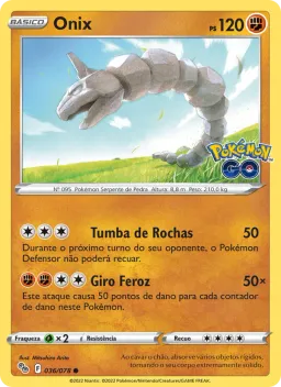 Onix 036 Pokémon GO