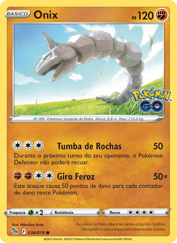 Onix 036/78 Pokémon GO
