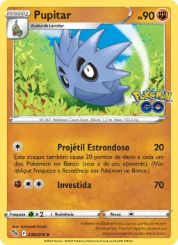 Pupitar 038 Pokémon GO