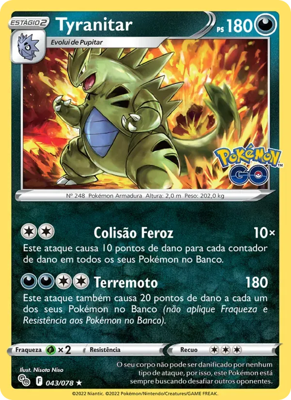 Tyranitar 043/78 Pokémon GO