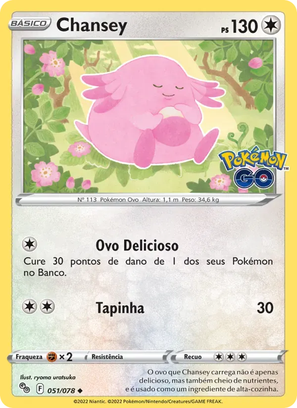 Chansey 051/78 Pokémon GO