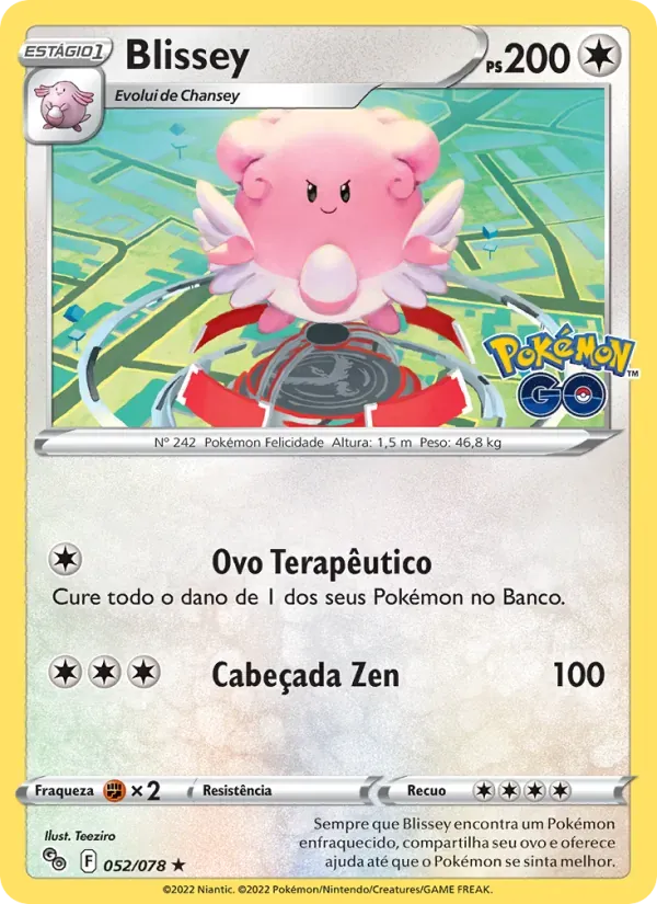Blissey 052/78 Pokémon GO