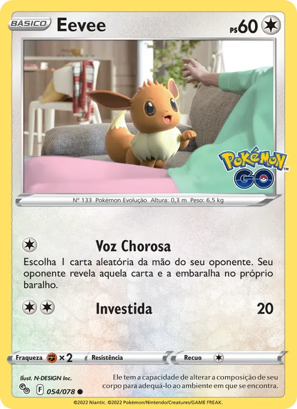 Eevee 054/78 Pokémon GO