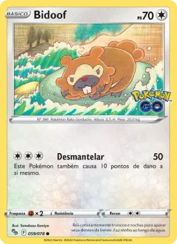 Bidoof 059 Pokémon GO