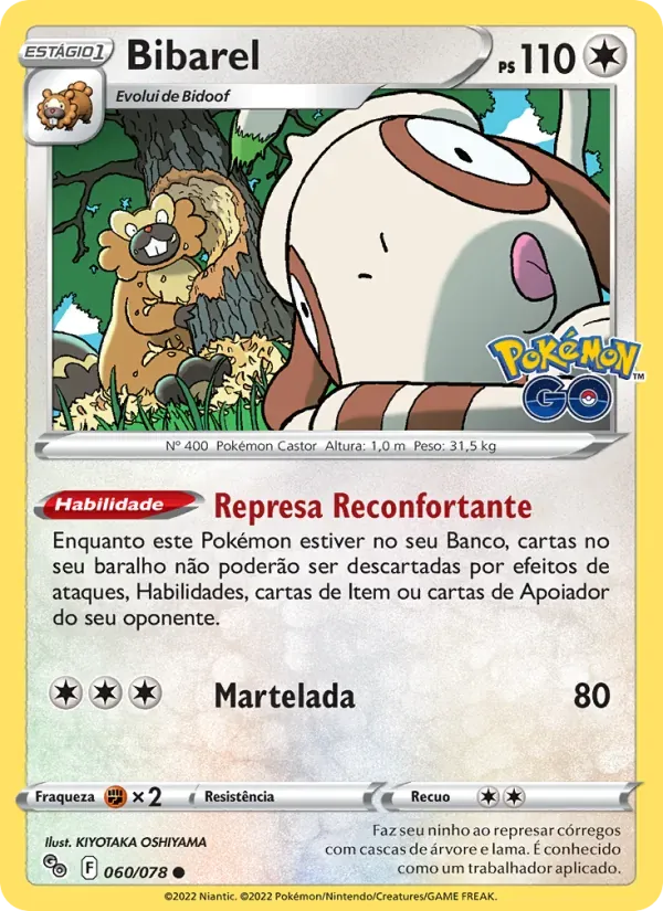 Bibarel 060/78 Pokémon GO