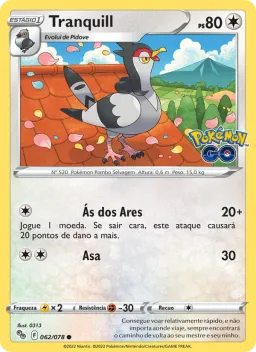 Tranquill 062 Pokémon GO