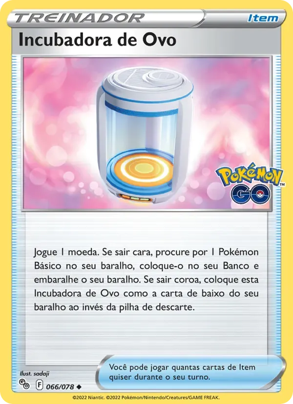 Incubadora de Ovo 066/78 Pokémon GO
