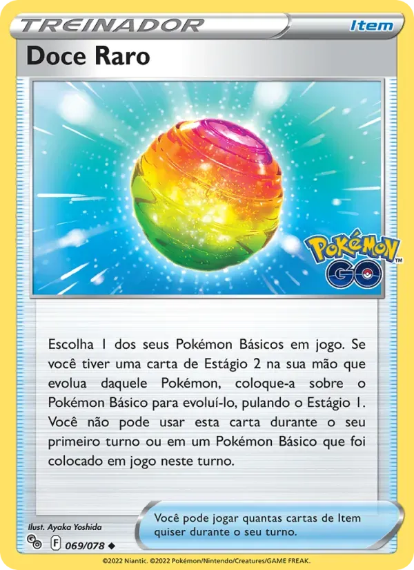 Doce Raro 069/78 Pokémon GO