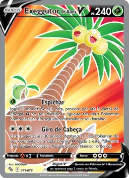 Exeggutor de Alola V 071 Pokémon GO