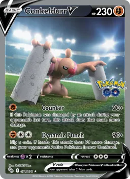 Conkeldurr V 074 Pokémon GO