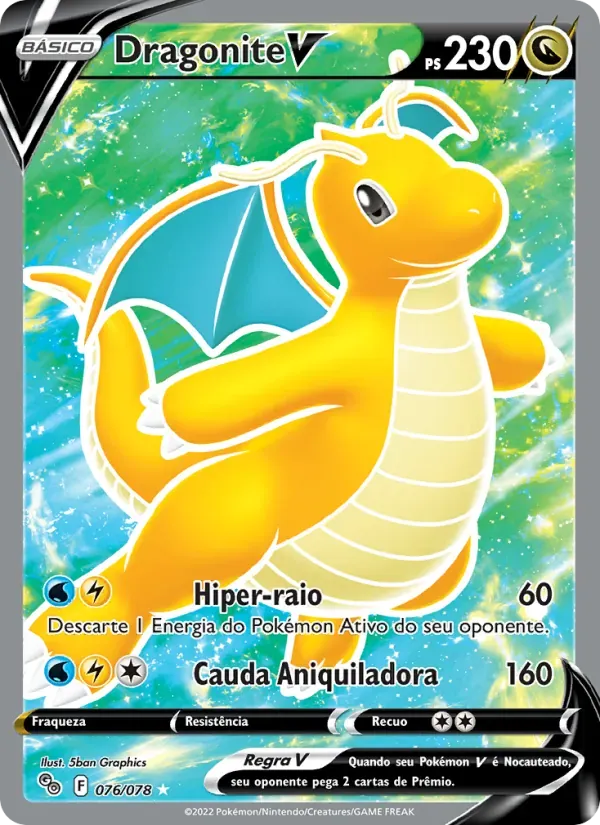 Dragonite V 076/78 Pokémon GO