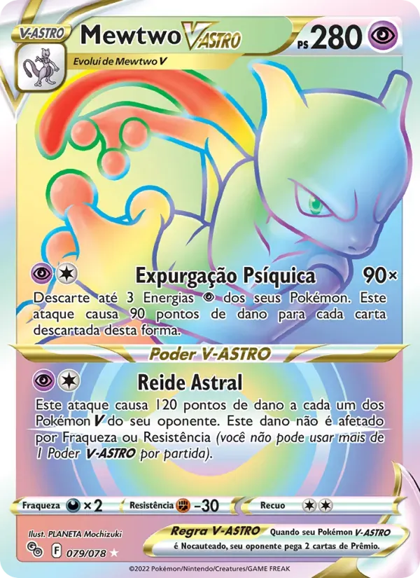 Mewtwo V-ASTRO 079/78 Pokémon GO